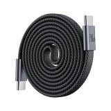 สายชาร์จ MCDODO USB-C to USB-C 240W Magnetic Self-Winding Cable 1M. Black (CA-9900)