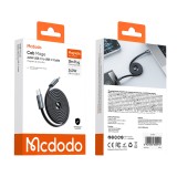 สายชาร์จ MCDODO USB-C to USB-C 240W Magnetic Self-Winding Cable 1M. Black (CA-9900)