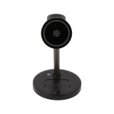 ที่ชาร์จไร้สาย TECHPRO 3 in 1 Magnetic with Cooling Stand Black