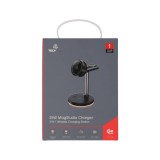ที่ชาร์จไร้สาย TECHPRO 3 in 1 Magnetic with Cooling Stand Black