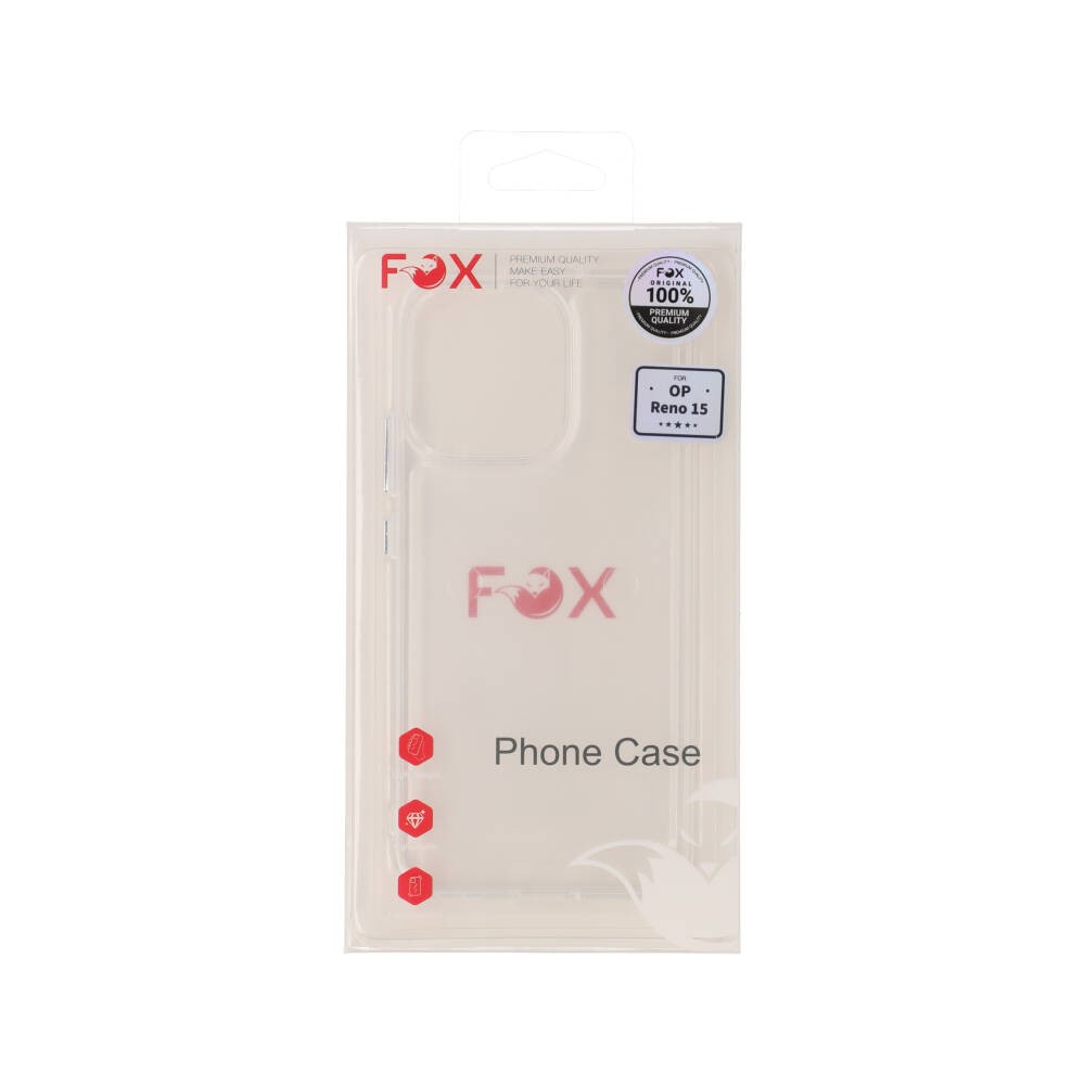 เคส FOX OPPO Reno 15 JellyGuard Clear/Transparent