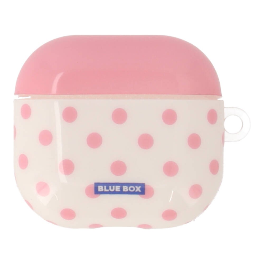 เคส Blue Box AirPods 4 Polka dots Pink/White