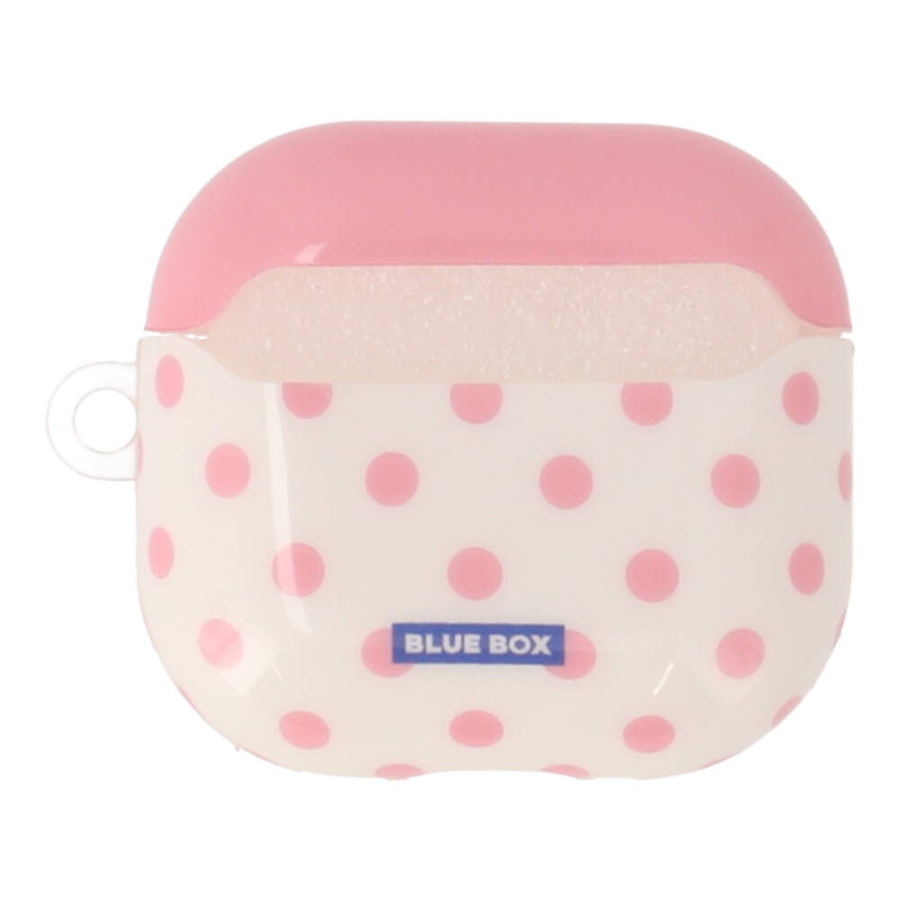 เคส Blue Box AirPods 4 Polka dots Pink/White