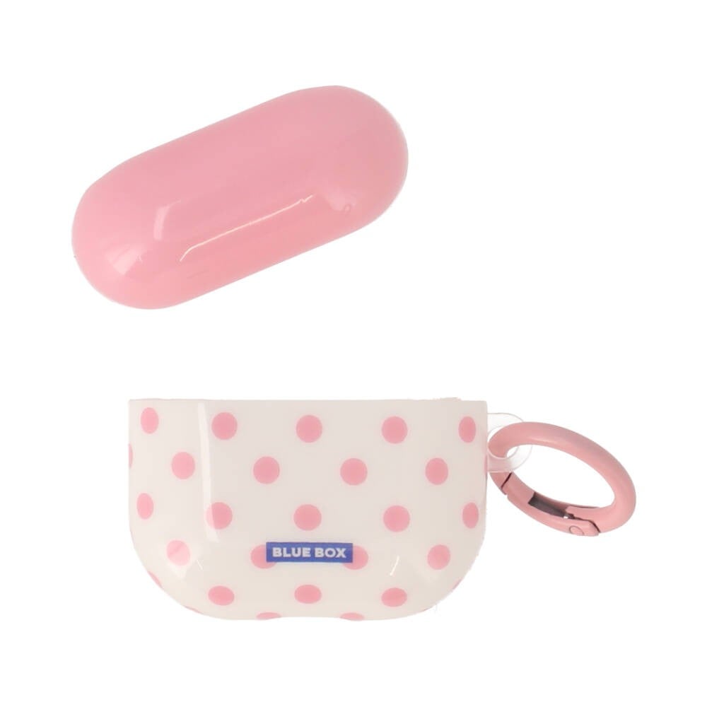 เคส Blue Box AirPods 4 Polka dots Pink/White