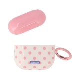 เคส Blue Box AirPods 4 Polka dots Pink/White