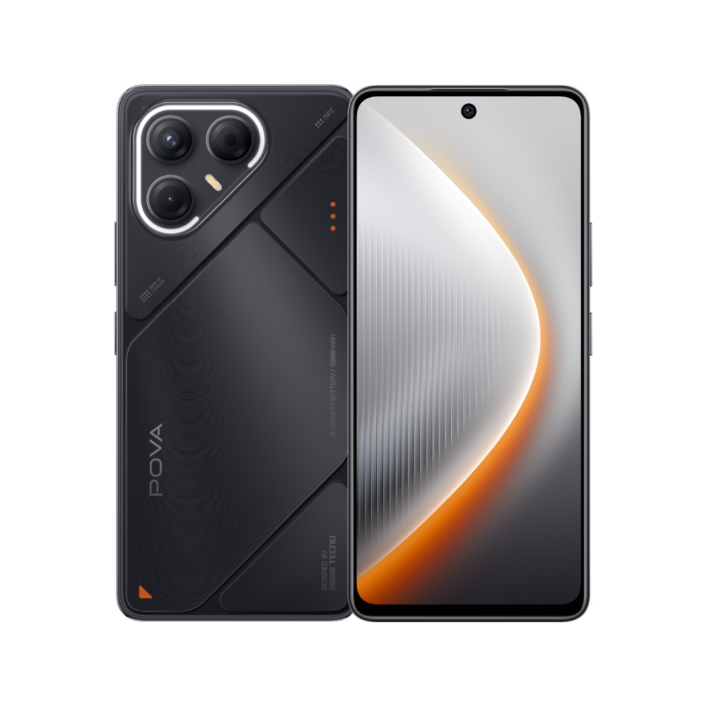 สมาร์ทโฟน Tecno POVA 7 (8+256GB) Geek Black (5G)