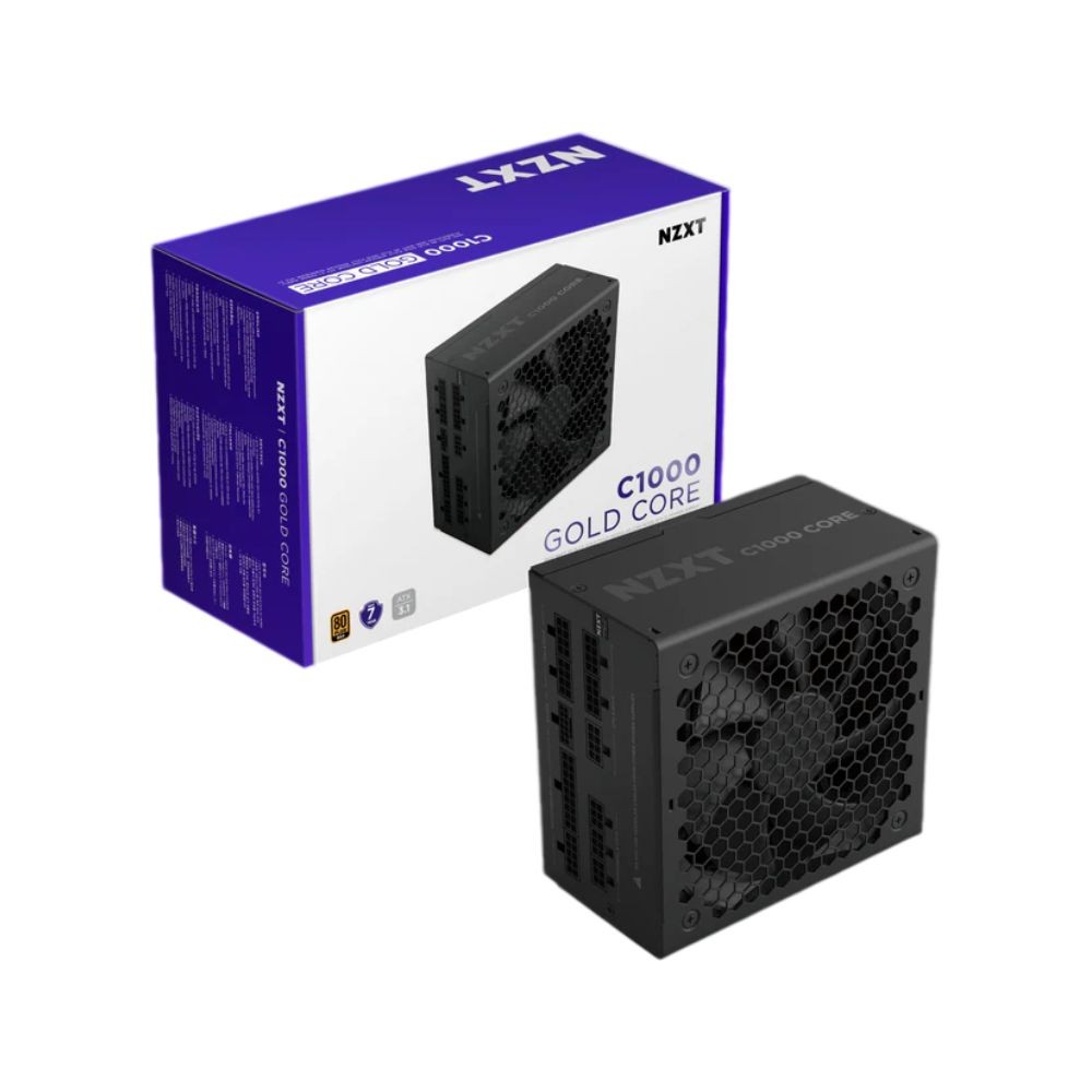 พาวเวอร์ซัพพลาย NZXT C1000 Gold Core 1000W ATX3.1 PSU (PA-0G3BB-US)