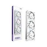 พัดลมคอม NZXT F360X RGB Single-Frame Fan White (RF-U36PN-W1)