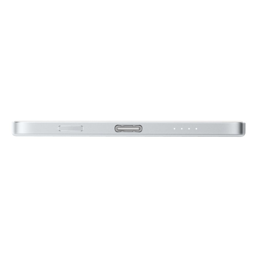 พาวเวอร์แบงค์ Xiaomi UltraThin Magnetic 5000 mAh 15W Glacier Silver