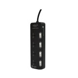 ปลั๊กไฟ Anitech TIS 2200W 4 Socket 4 Switch 3M H3634 Black