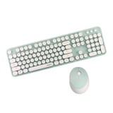 เมาส์และคีย์บอร์ดไร้สาย MOFii Wireless Mouse + Keyboard Sweet Green