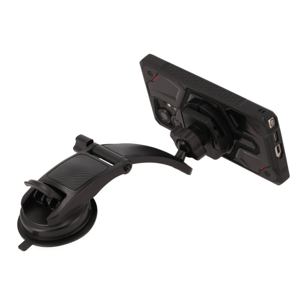 ที่วางโทรศัพท์ในรถ FOX 2-in-1 Dashboard Mount Magnetic & Universal Clamp Holder (AP-4823) Black