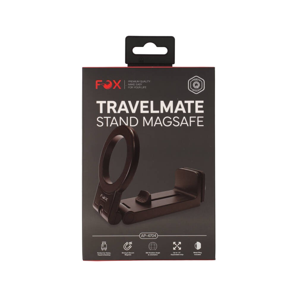 ที่วางโทรศัพท์ FOX TravelMate Stand Magsafe (AP-4704) Black