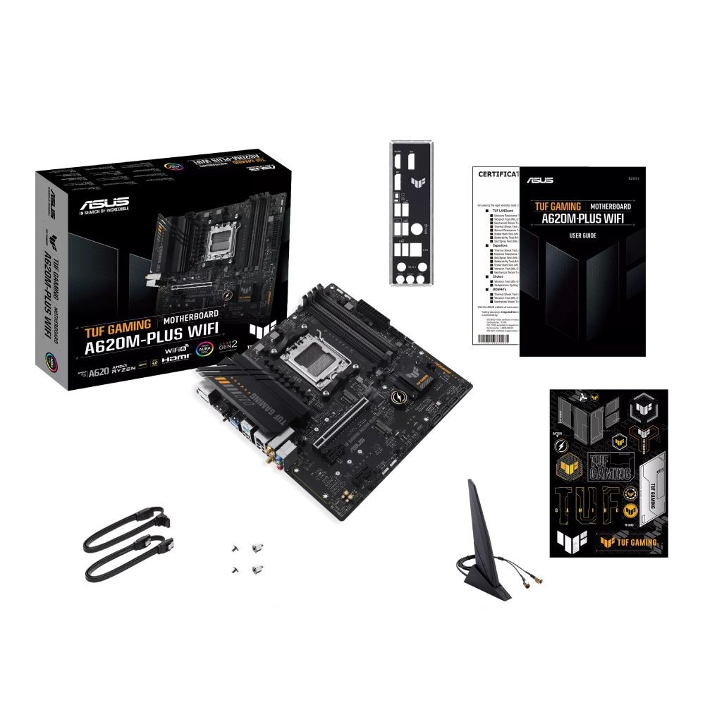 เมนบอร์ด ASUS TUF Gaming A620M-PLUS WIFI AM5