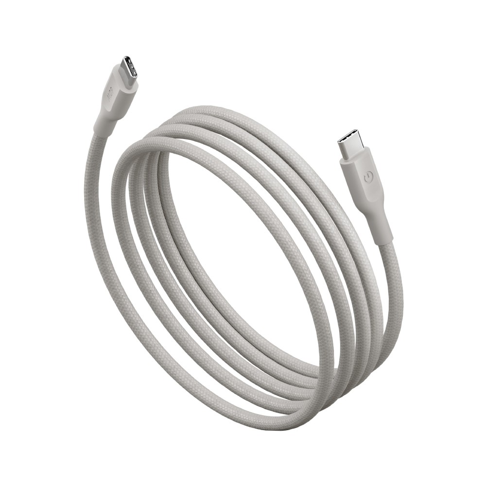 สายชาร์จ ENERGEA USB-C to USB-C 60W 480Mbps 1.5M FLOW Sand