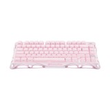 คีย์บอร์ดเกมมิ่ง GravaStar Wireless Mercury K1 Sakura Pink