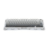 คีย์บอร์ดเกมมิ่ง GravaStar Wireless Mercury K1 White