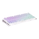 คีย์บอร์ดเกมมิ่ง GravaStar Wireless Mercury K1 Lite - Crystal Aurora