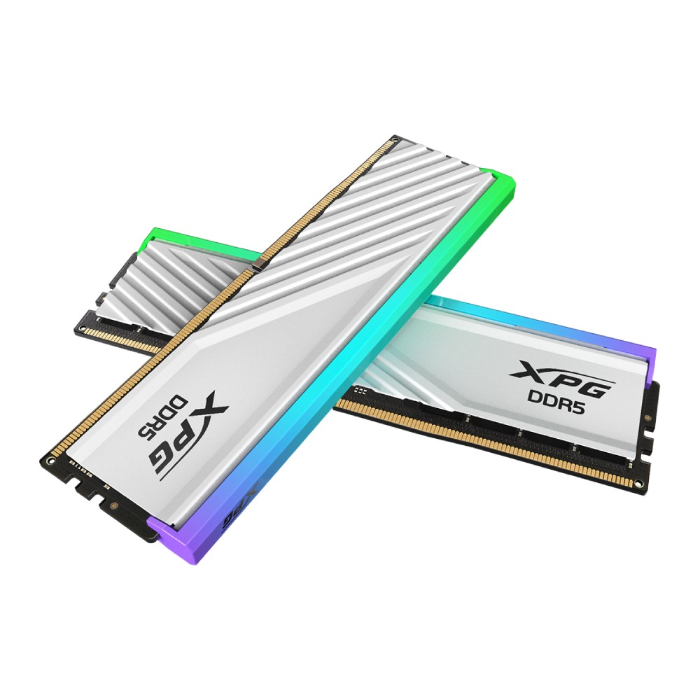 แรมพีซี ADATA XPG LancerBlade RGB DDR5 32GB/6000MHz.(2x16GB) CL48 - White (AX5U6000C4816G-DTLABRWH)