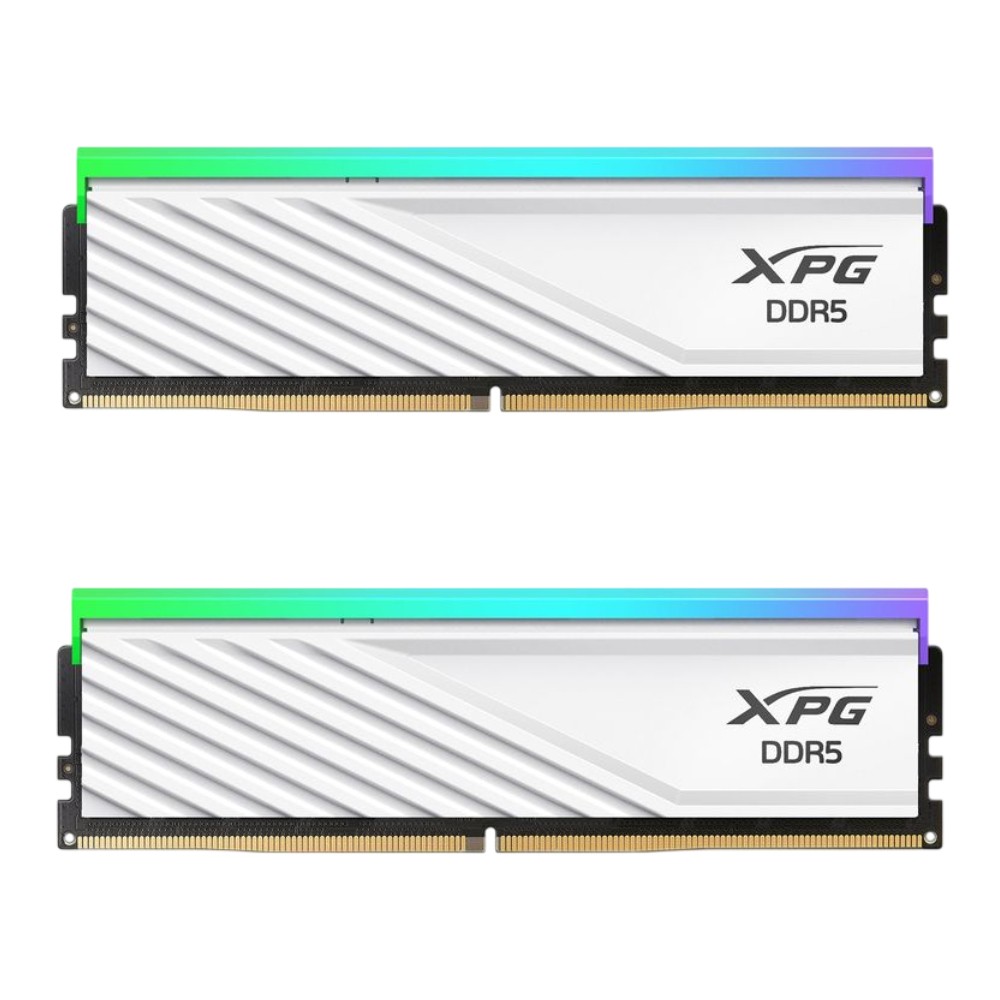 แรมพีซี ADATA XPG LancerBlade RGB DDR5 32GB/6000MHz.(2x16GB) CL48 - White (AX5U6000C4816G-DTLABRWH)