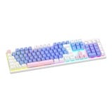 คีย์บอร์ดเกมมิ่ง Fantech Mechanical MK889 Pro Purple&White (Red Switch)