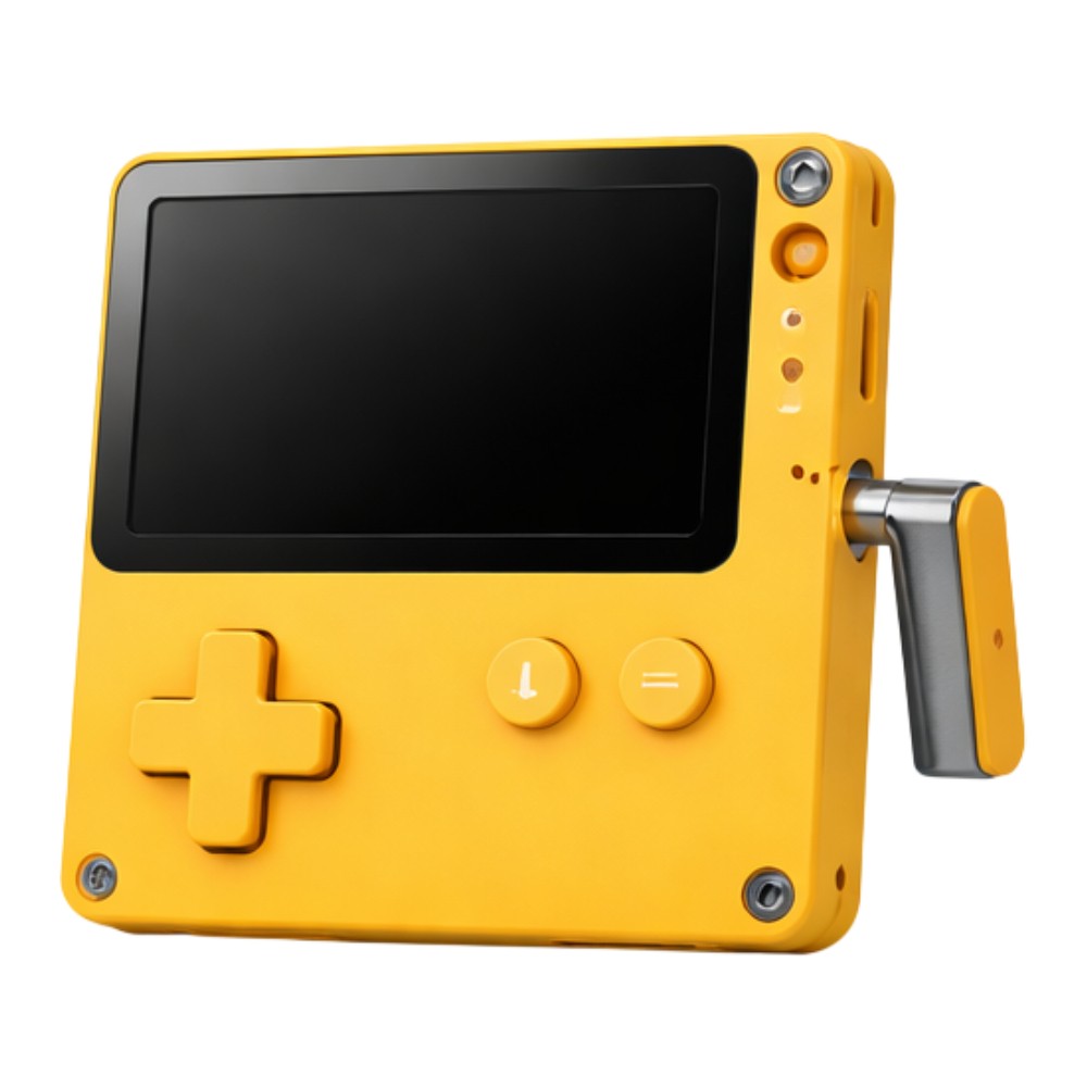 เครื่องเล่นเกม Playdate Retro Mini Handheld Creative Hand Crank Black and White Screen