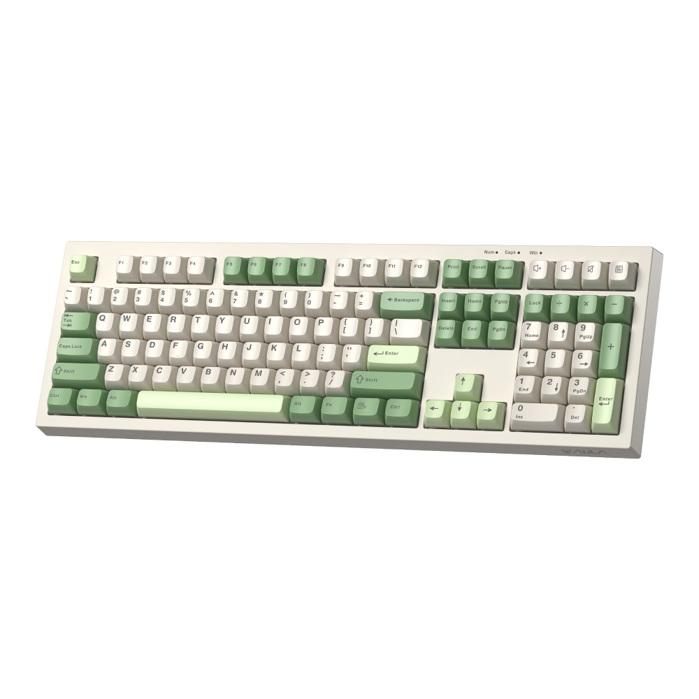 คีย์บอร์ดเกมมิ่ง AULA S102 Green