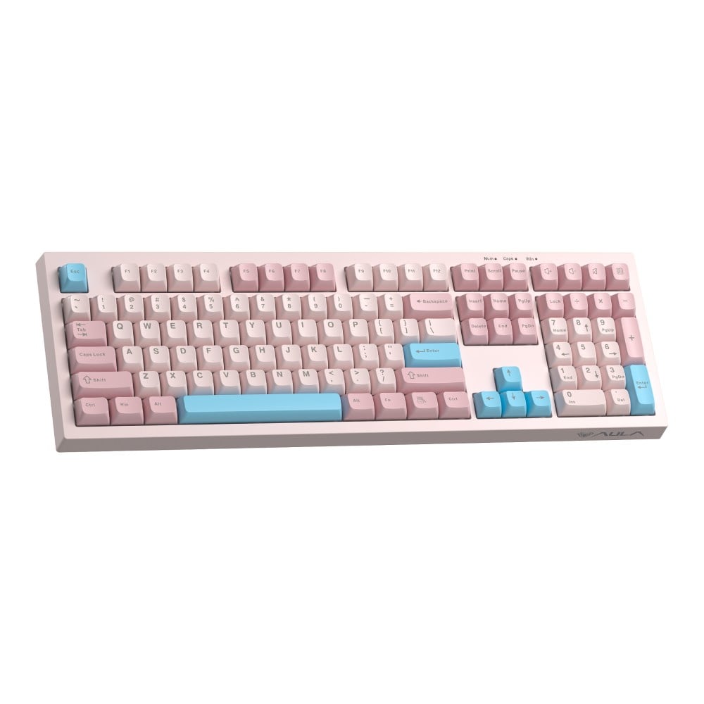 คีย์บอร์ดเกมมิ่ง AULA S102 Pink