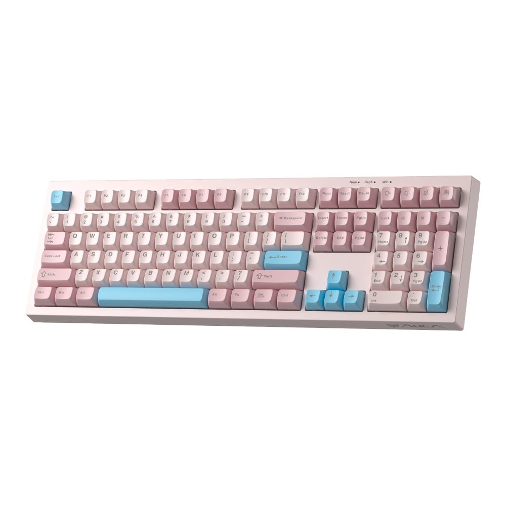 คีย์บอร์ดเกมมิ่ง AULA S102 Pink