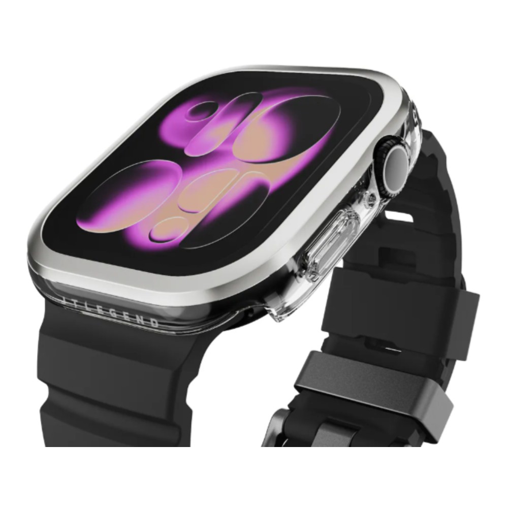 JTLEGEND เคส Apple Watch Series 10,11 (46 mm) Fusion Clear Silver