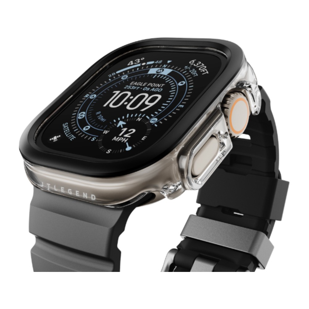 JTLEGEND เคส Apple Watch Series 10,11 (46 mm) Fusion Clear Black