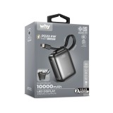 พาวเวอร์แบงค์ WHY 10000 mAh PD22.5W PB-120E Pocket Black (CCC)