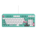 คียบอร์ดเกมมิ่ง ASUS K3 Gen II Miku Edition/RD/US/PBT Green