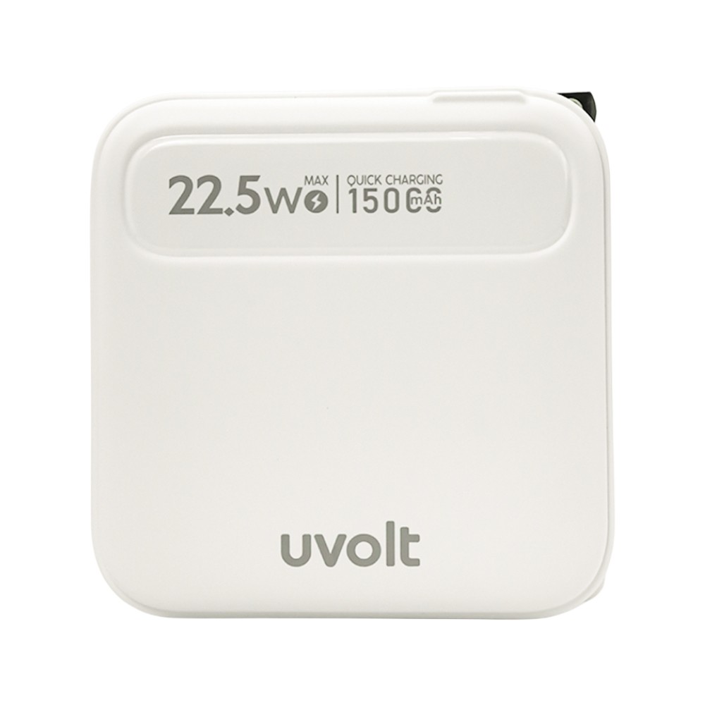 พาวเวอร์แบงค์ UVolt 15000 mAh Built-In Cable 3-in-1 22.5W UVP15AC-02 Cream (CCC)