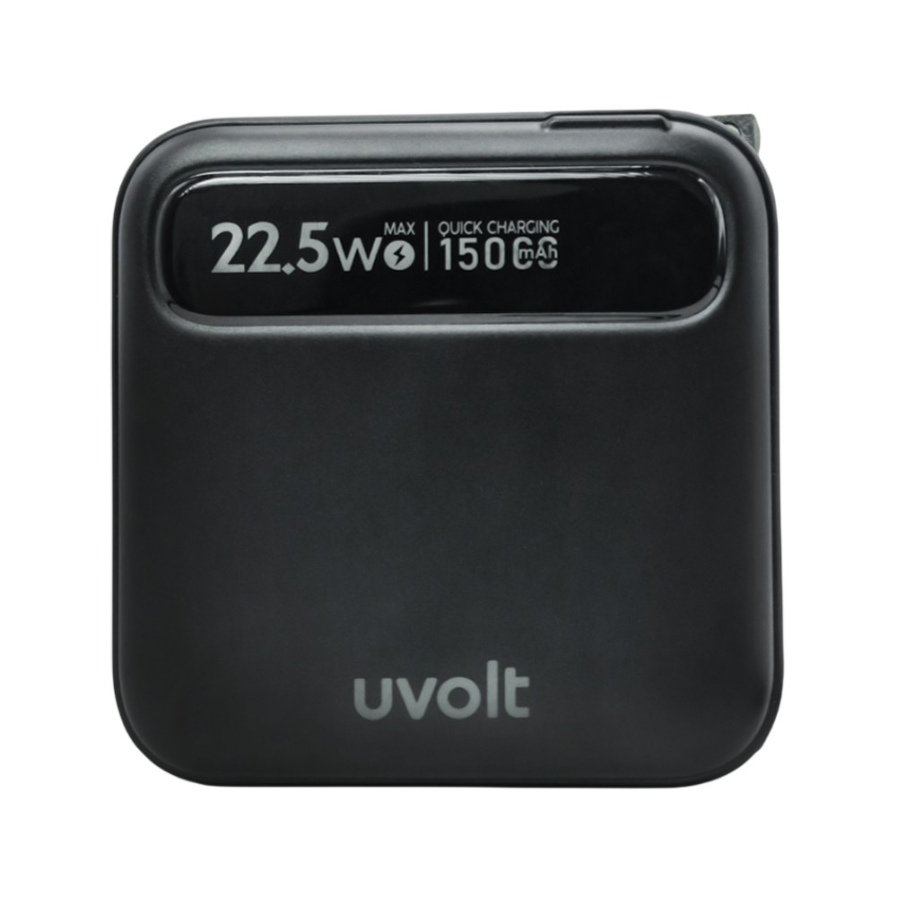 พาวเวอร์แบงค์ UVolt 15000 mAh Built-In Cable 3-in-1 22.5W UVP15AC-02 Black (CCC)