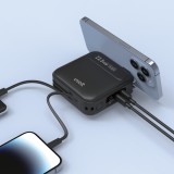 พาวเวอร์แบงค์ UVolt 15000 mAh Built-In Cable 3-in-1 22.5W UVP15AC-02 Black (CCC)