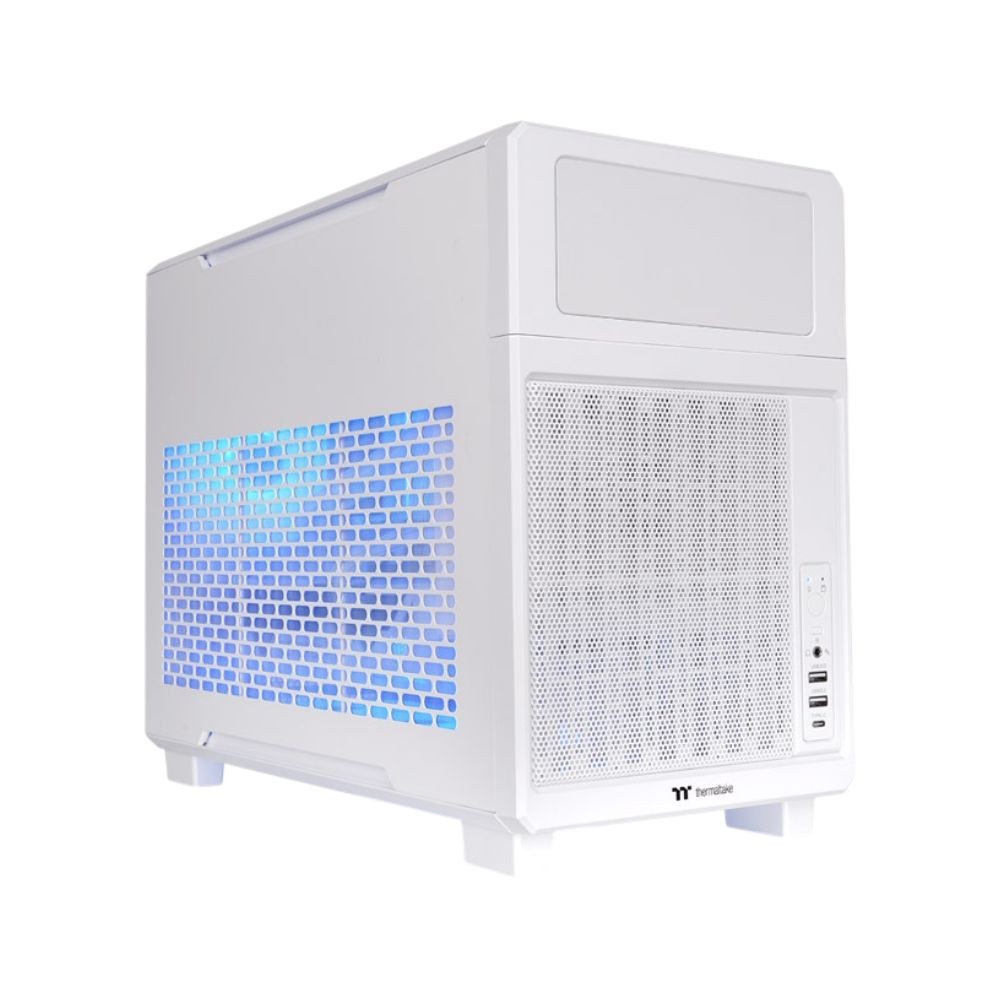 เคสคอมพิวเตอร์ THERMALTAKE TR200 Snow Micro-Tower (CA-11L-00S6NN-00)