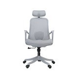 เก้าอี้ทำงานเพื่อสุขภาพ Tengu FIBO VIBE Office Chair Light Gray