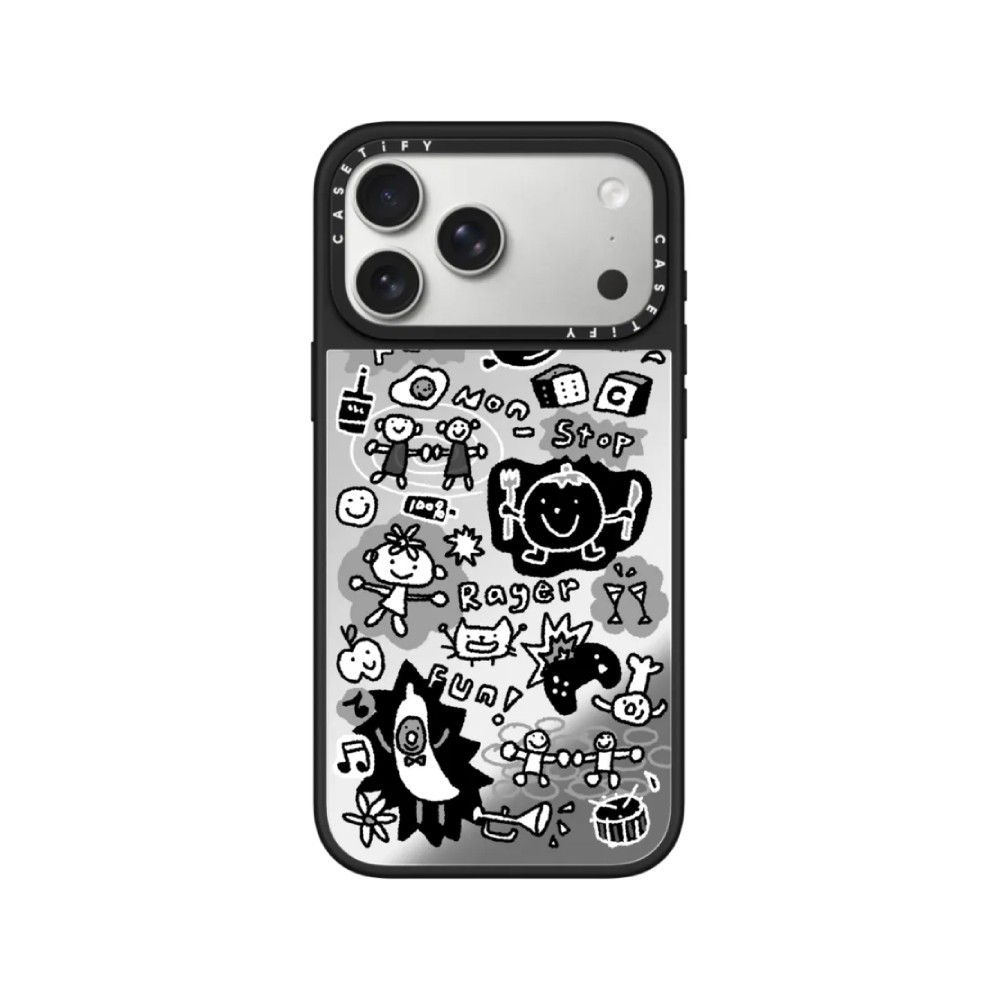 เคส Casetify iPhone 17 Pro Max Mirror Silver 24/7 Powerhouse