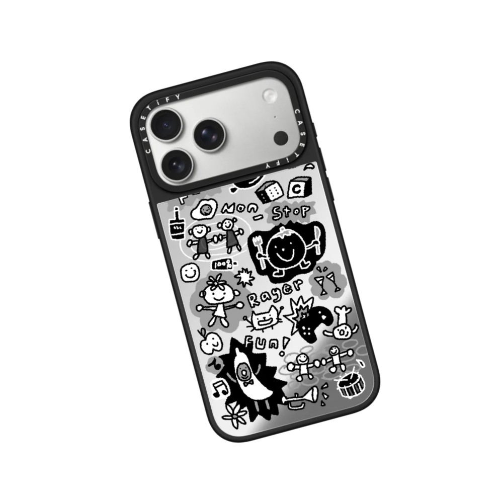 เคส Casetify iPhone 17 Pro Max Mirror Silver 24/7 Powerhouse
