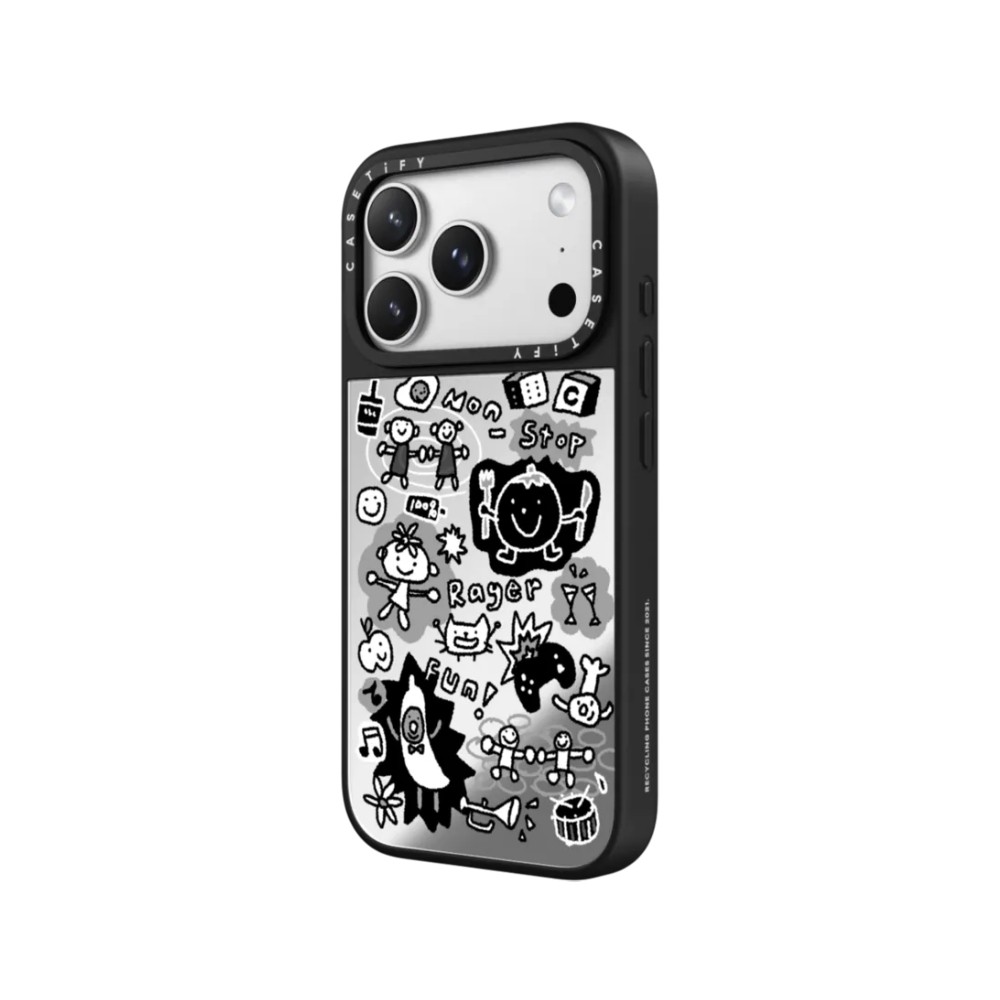 เคส Casetify iPhone 17 Pro Max Mirror Silver 24/7 Powerhouse