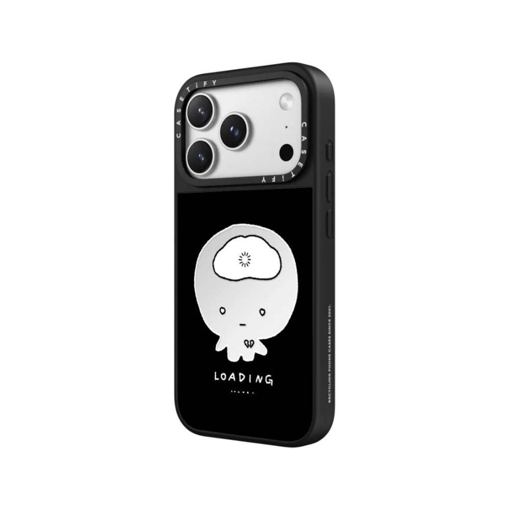 เคส Casetify iPhone 17 Pro Max Mirror Black System Loading