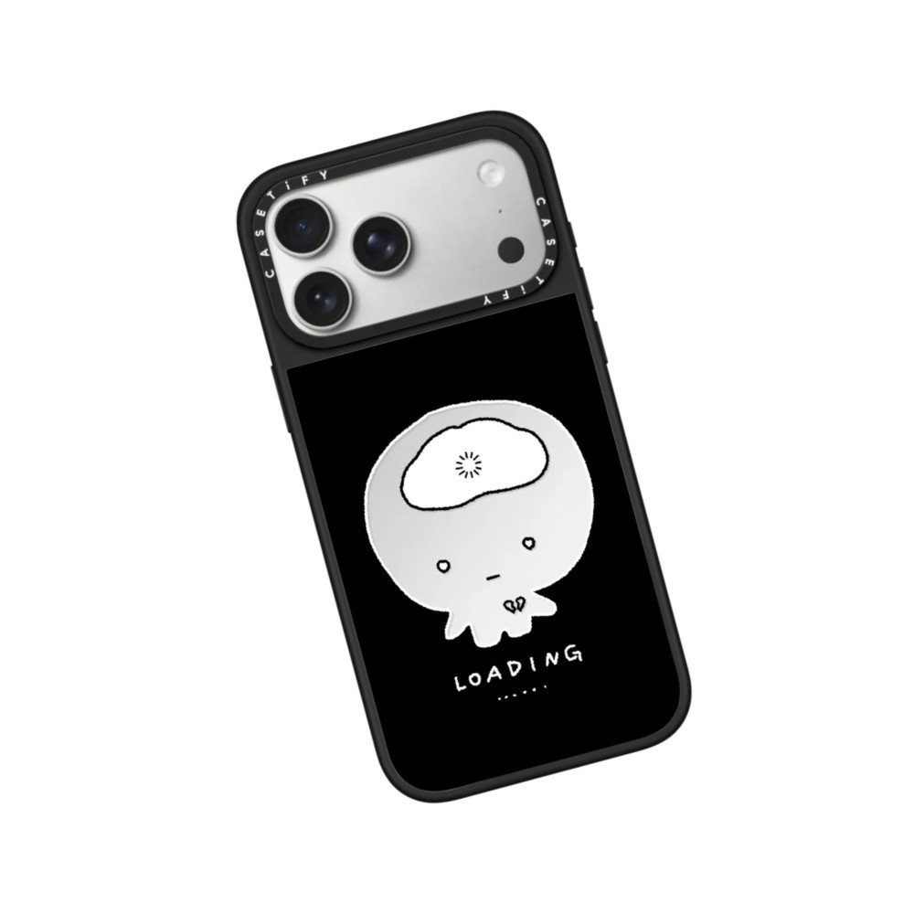 เคส Casetify iPhone 17 Pro Max Mirror Black System Loading