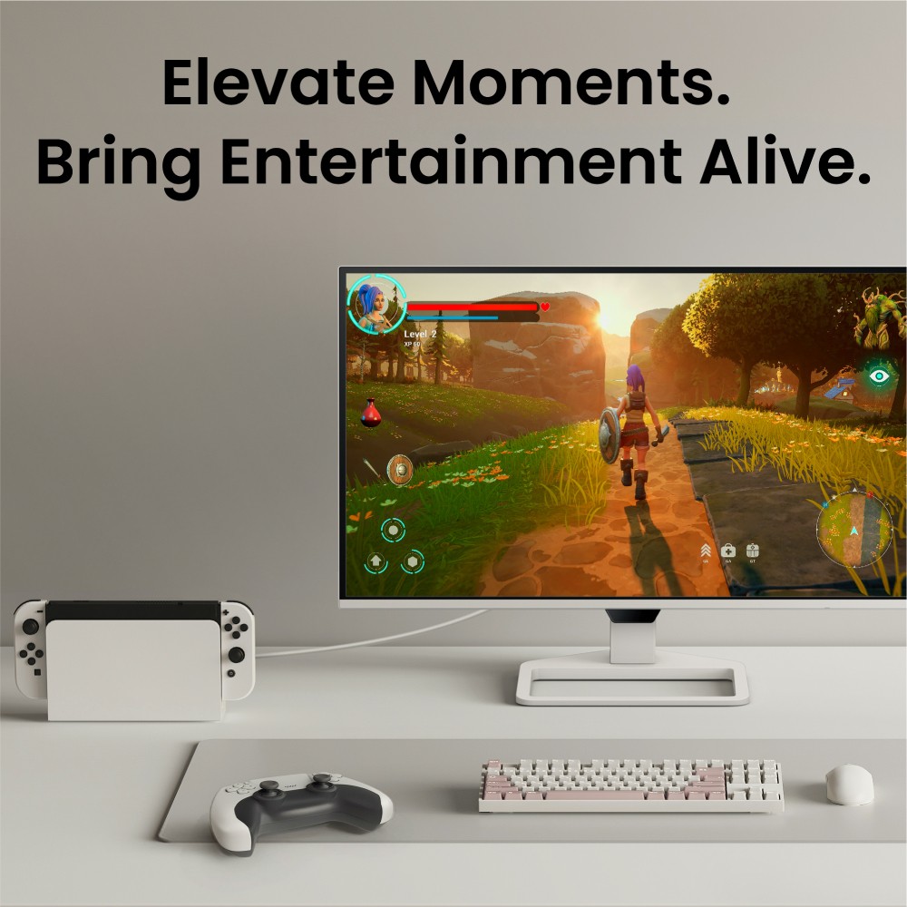 จอมอนิเตอร์ BENQ EW270Q (IPS 2K 200Hz USB-C 65W)