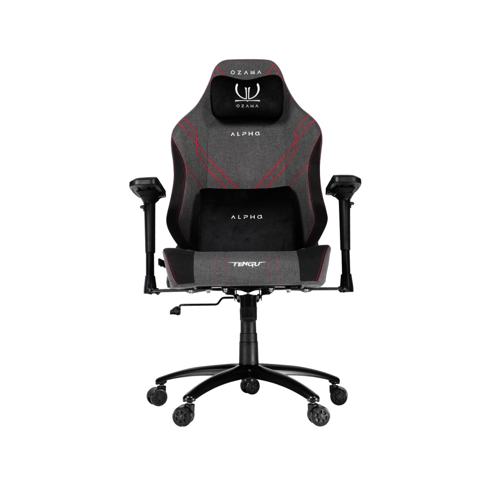 เก้าอี้เกมมิ่ง Tengu Ozama Alpha Fabric Red