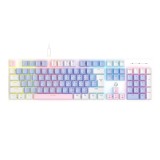 คีย์บอร์ดเกมมิ่ง Fantech Mechanical MK889 Pro Purple&White (Blue Switch)