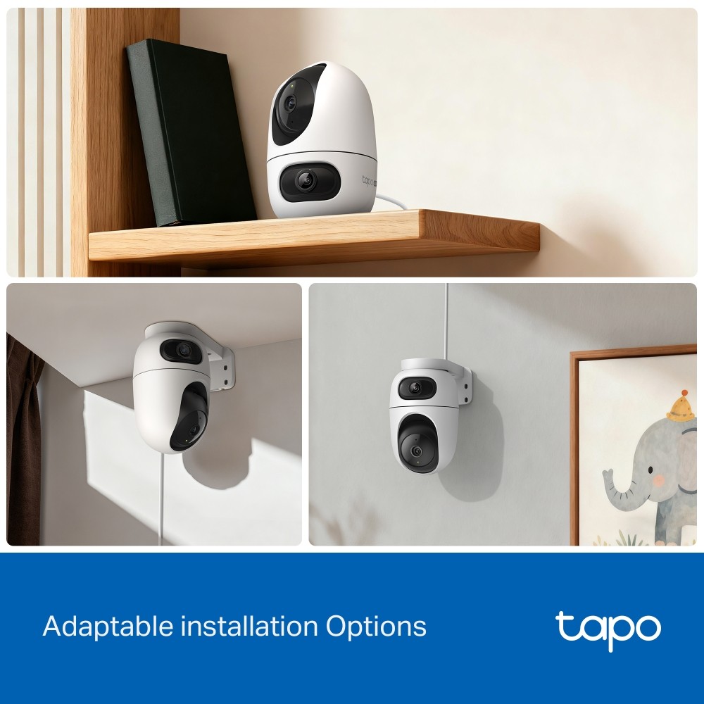 กล้องวงจรปิด TP-Link Tapo C245D Indoor/Outdoor Dual Lens Pan/Tilt (3MP+3MP)