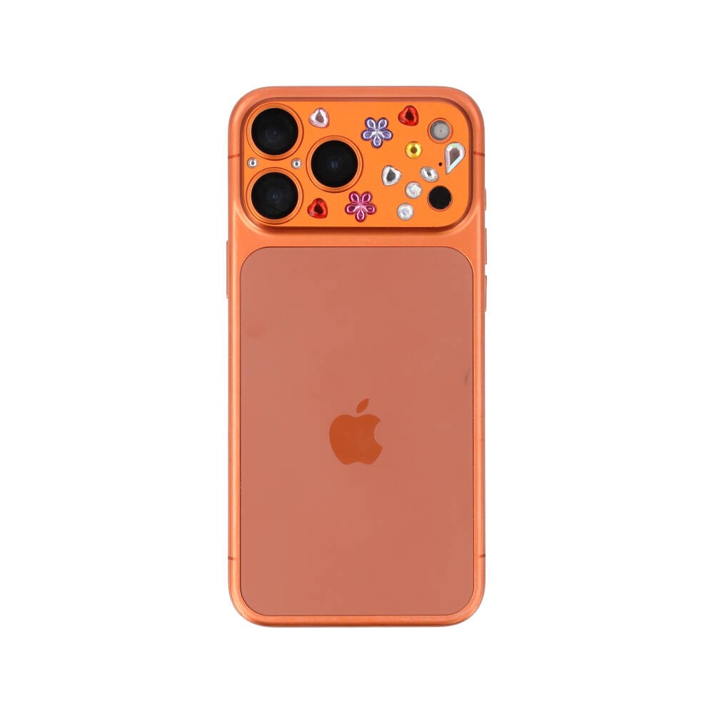 ฟิล์มกันเลนส์ KING KONG iPhone 17 Pro Max Candy Crystal Cosmic Orange