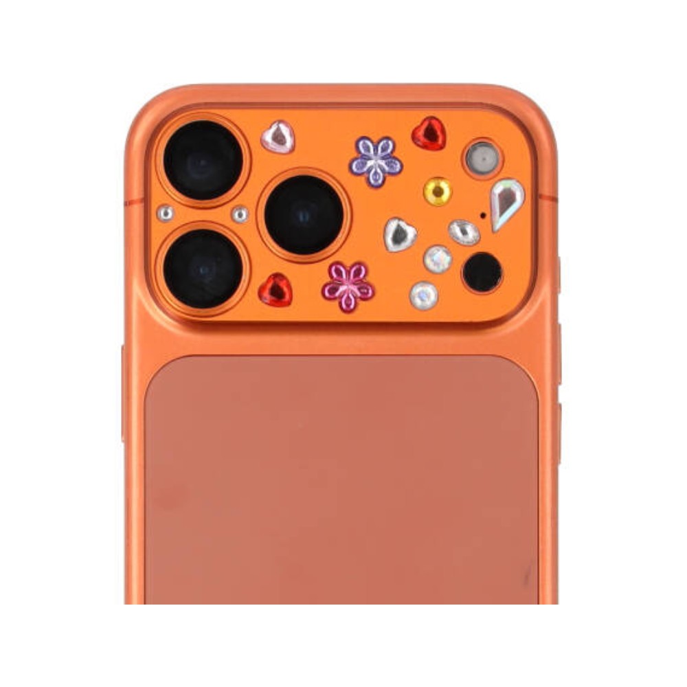 ฟิล์มกันเลนส์ KING KONG iPhone 17 Pro Max Candy Crystal Cosmic Orange