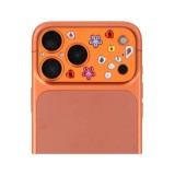 ฟิล์มกันเลนส์ KING KONG iPhone 17 Pro Max Candy Crystal Cosmic Orange